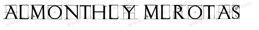 Almonthly mlrotas字体转换